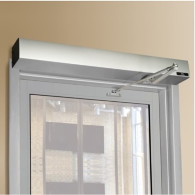Entrematic Special Order HA9 Push Clear Aluminum Finish Paired Automatic Operator Special Orders