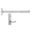 Precision Hardware Narrow Stile Apex Rim Exit Device with Night Latch Lever Trim Exit Devices / Panic Bars