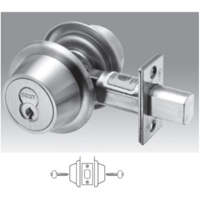 Best Heavy Duty Interchangeable Core Double Cylinder Deadbolt Adjustable Backset Commercial Door Locks