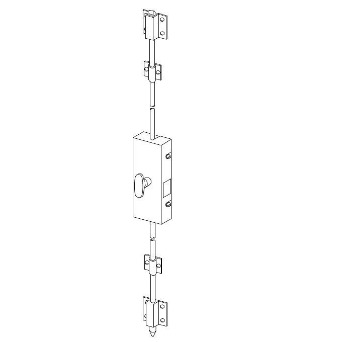 Detex Special Order Vertical Rod Assembly For Use With ECL-230D Only Special Orders