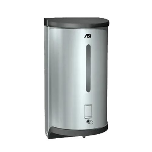 Liquid Soap / Gel Hand Sanitizer Dispenser, Satin Stainless, 30 oz., Surface OR Stand Mount