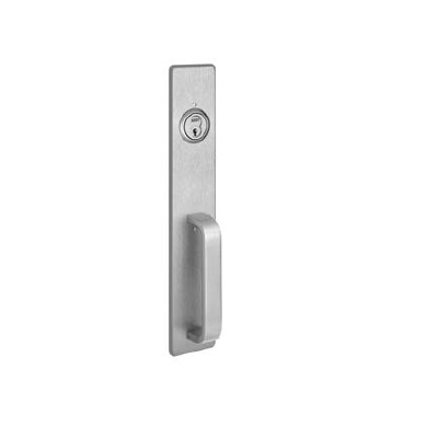 Precision Hardware Night Latch Pull with Escutcheon for Apex Wide stile Exit Device Exit Devices / Panic Bars
