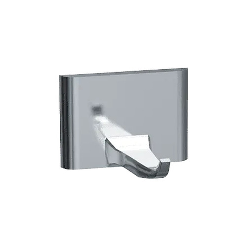 ASI Robe Hook, Single, Surface Mounted, Chrome Plated Zamak Glass Solutions