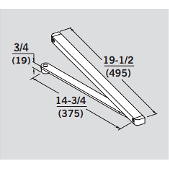 dormakaba Special Order Track and Arm for 8600 Series Closer Special Orders