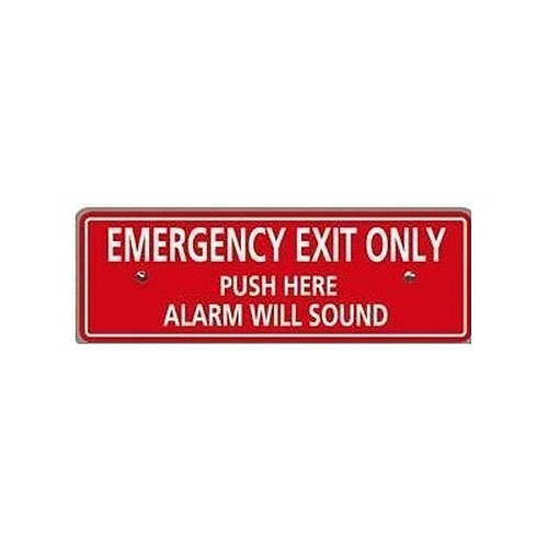 Detex 8220 - Metal Exit Bar Plate for  ECL-230D Exit Devices / Panic Bars