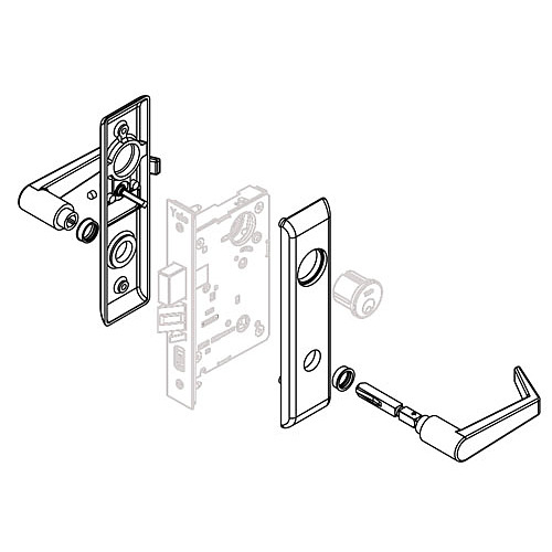 Yale Trim for  8800 Series locks w/o bolt Special Orders