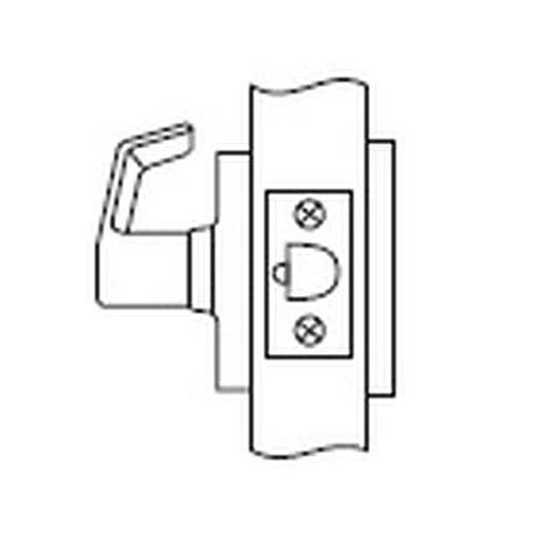 Corbin Russwin Special Order Passage Lever x Blank Plate Special Orders