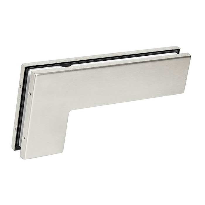 Rockwood Manufacturing Glass Sidelite Transom Patch , Black Finish Pivots, Hinges and Patch Fittings