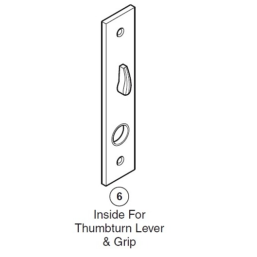 Corbin Russwin Special Order Inside R Escutcheon for ML2000 Mortise Locks Special Orders